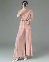 Luxe Pleated Top & Palazzo Pants